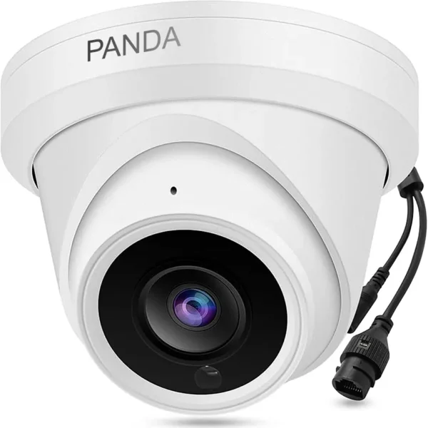 Entry-level 4MP IP Dome Camera with IR Night Vision, Inbuilt Microphone, and Durable PVC Body for Indoor Use